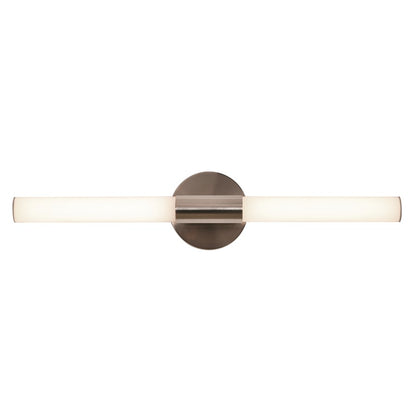AFX Lighting Dion 1 Light 24" Vanity, Satin Nickel/White - DIOV2403LAJD1SN