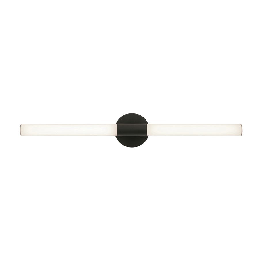 AFX Lighting Dion 1 Light 36" Vanity, Black/White - DIOV3603LAJD1BK