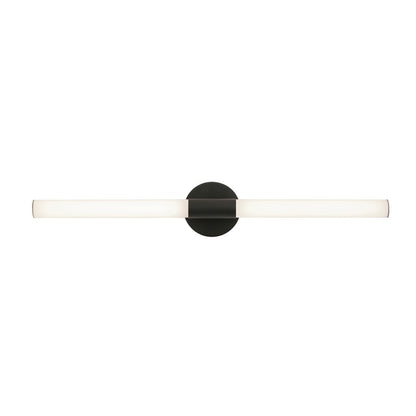 AFX Lighting Dion 1 Light 36" Vanity, Black/White - DIOV3603LAJD1BK
