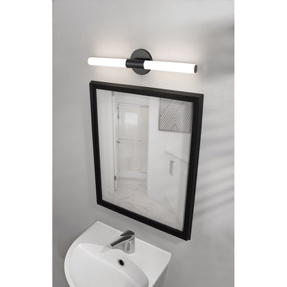 AFX Lighting Dion 1 Light 36" Vanity, Black/White