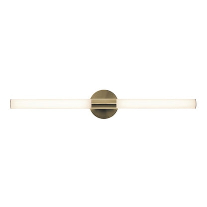 AFX Lighting Dion 1 Light 36" Vanity, Antique Brass/White - DIOV3603LAJD1LB
