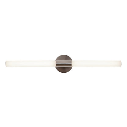 AFX Lighting Dion 1 Light 36" Vanity, Satin Nickel/White - DIOV3603LAJD1SN