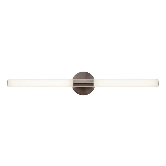 AFX Lighting Dion 1 Light 36" Vanity, Satin Nickel/White - DIOV3603LAJD1SN