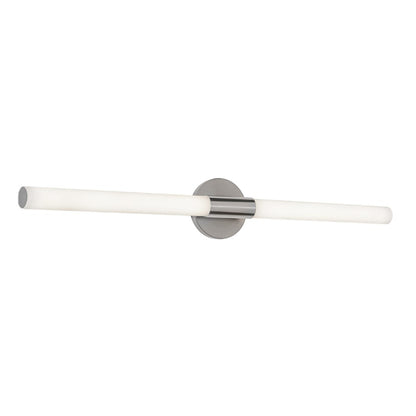 AFX Lighting Dion 1 Light 36" Vanity, Satin Nickel/White