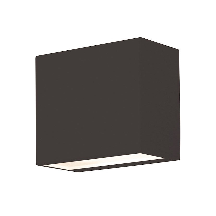 AFX Lighting Dakota 1 Light 5" Outdoor Sconce, Black/White - DKTW0504LAJUDBK