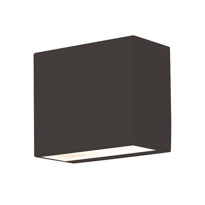AFX Lighting Dakota 1 Light 5" Outdoor Sconce, Black/White - DKTW0504LAJUDBK