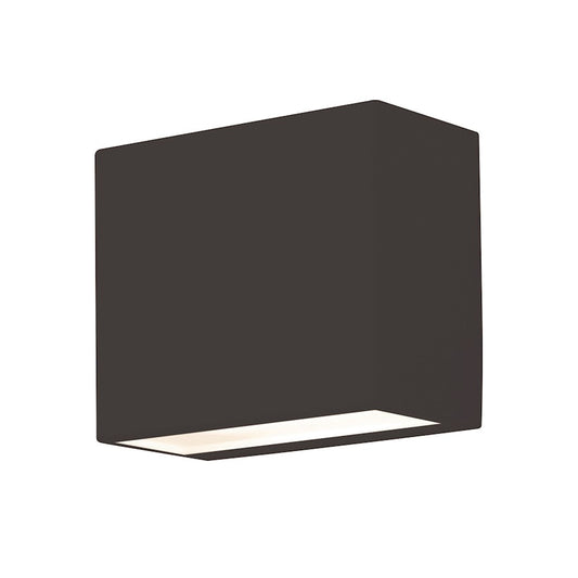 AFX Lighting Dakota 1 Light 5" Outdoor Sconce, Black/White - DKTW0504LAJUDBK