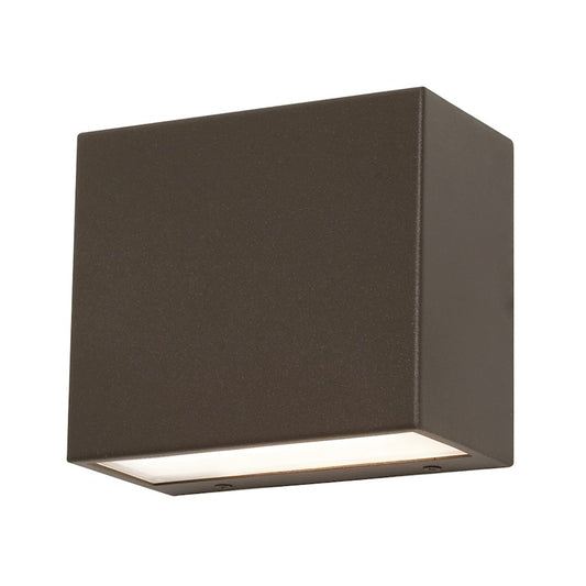 AFX Lighting Dakota 1 Light 5" Outdoor Sconce, Bronze/White - DKTW0504LAJUDBZ