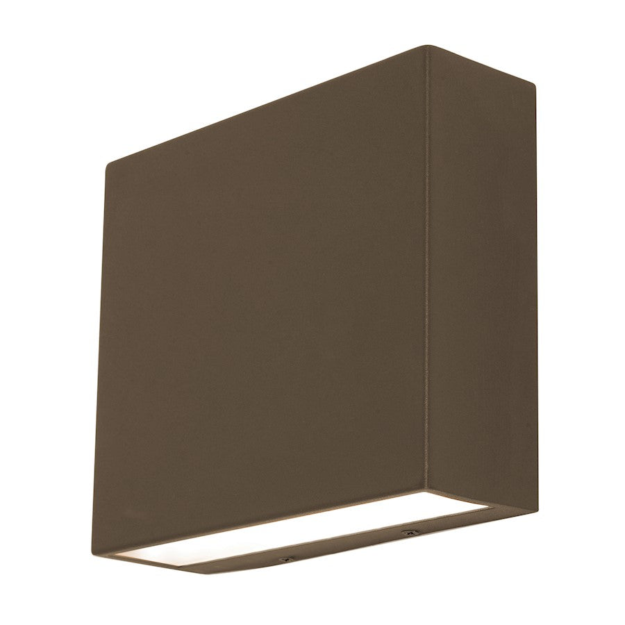 AFX Lighting Dakota 1 Light 8" Outdoor Sconce, Bronze/White - DKTW0807LAJUDBZ