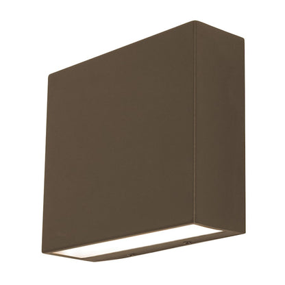 AFX Lighting Dakota 1 Light 8" Outdoor Sconce, Bronze/White - DKTW0807LAJUDBZ