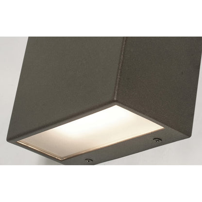 AFX Lighting Dakota 1 Light 8" Outdoor Sconce, Bronze/White
