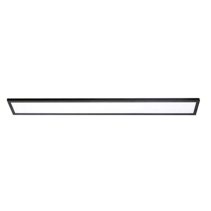 AFX Lighting Delgado 1LT 48'' LED Flush, 120V/Black/Frosted - DLGL4806LAJD1BK