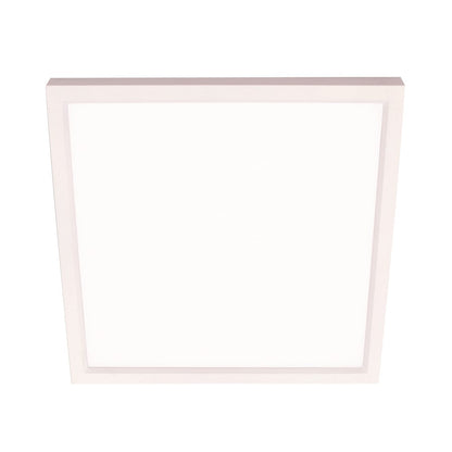 AFX Lighting Edge Square 1 Light 4" Flushmount, White/White - EGSF04LAJD1WH