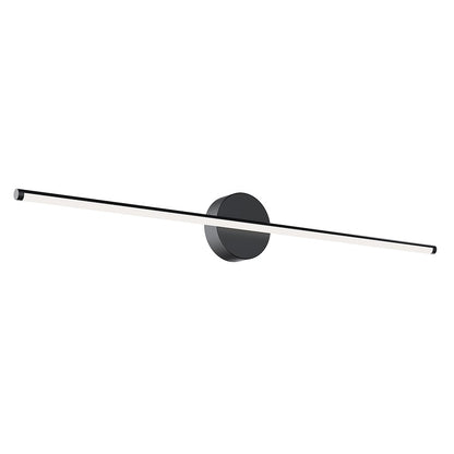 AFX Lighting Elizabeth 1 Light 36" Vanity Light, Black/White - ELZV3602LAJD4BK