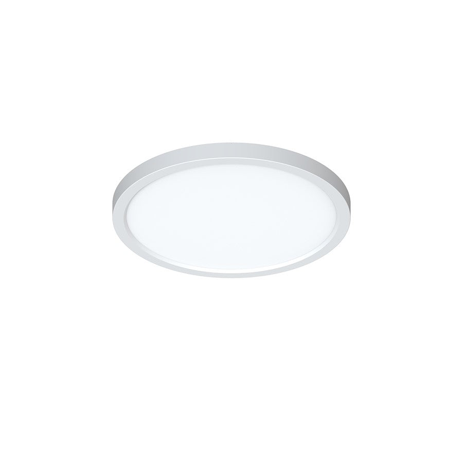 AFX Lighting Eon 1 Light 11" Flush Mount, White/White - EONF11LAJD1WH