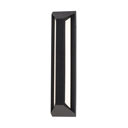 AFX Lighting Fulton 1 Light 18" Outdoor Sconce, Black/White