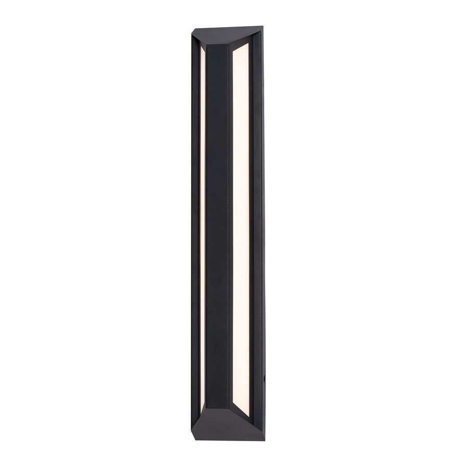 AFX Lighting Fulton 1 Light 24" Outdoor Sconce, Black/White
