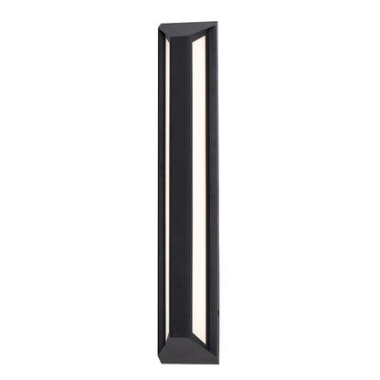 AFX Lighting Fulton 1 Light 24" Outdoor Sconce, Black/White