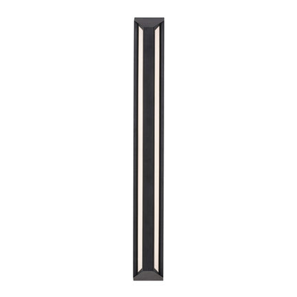 AFX Lighting Fulton 1 Light 36" Outdoor Sconce, Black/White - FTNW0436LAJUDBK