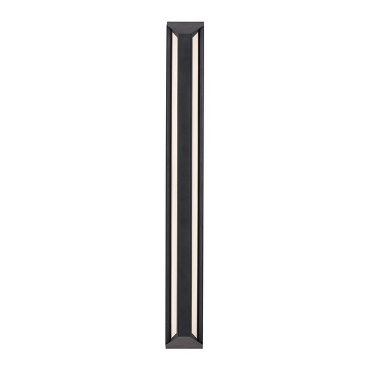 AFX Lighting Fulton 1 Light 36" Outdoor Sconce, Black/White - FTNW0436LAJUDBK