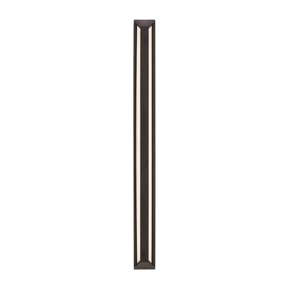 AFX Lighting Fulton 1 Light 48" Outdoor Sconce, Black/White - FTNW0448LAJUDBK