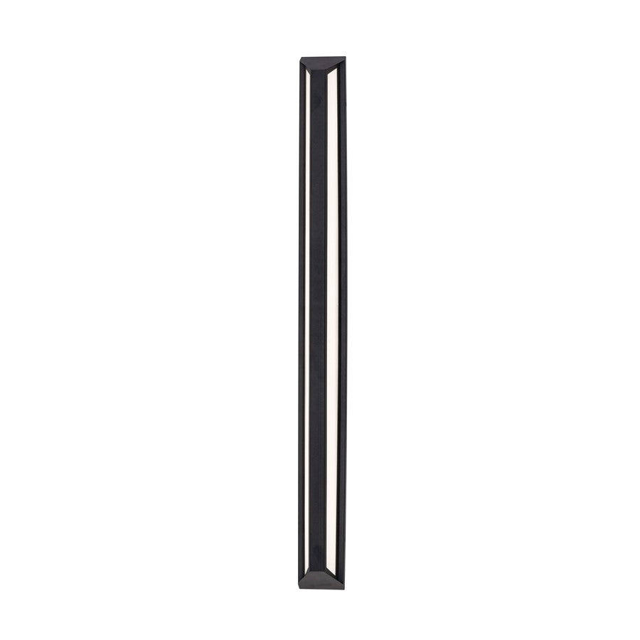 AFX Lighting Fulton 1 Light 48" Outdoor Sconce, Black/White