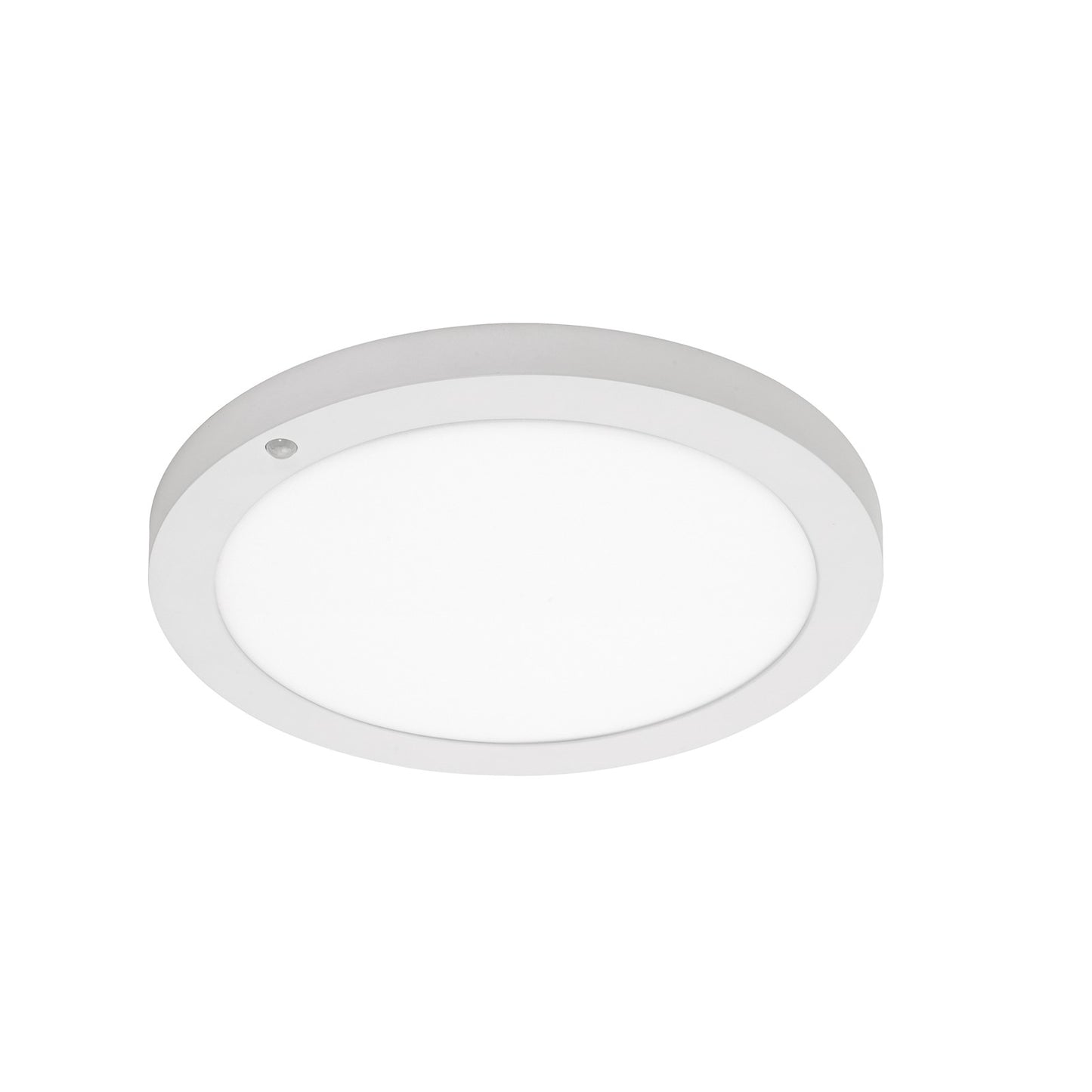 AFX Lighting Iris 1Lt LED Flush Mount/PIR Sensor/12"Dia, Wht/Wht