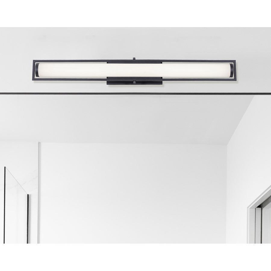 1 Light LED 36" Bathroom Vanity Light, Black