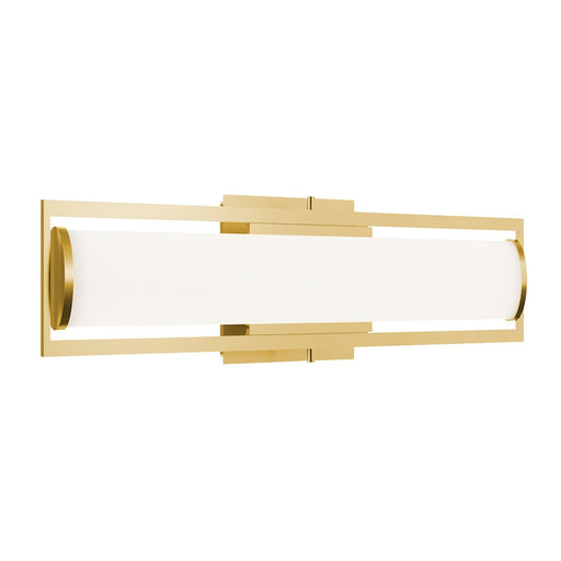 AFX Lighting Jordan 1 Light LED 36" Vanity, Brass/Frosted - JRDV3604LAJUDLB