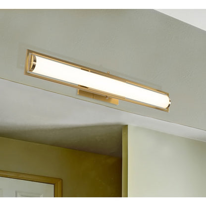 1 Light LED 36" Bathroom Vanity Light, Brass