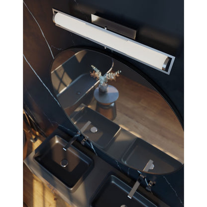 1 Light LED 36" Bathroom Vanity Light, Nickel