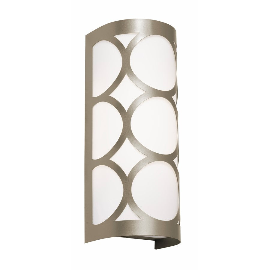 AFX Lighting Lake 1LT 13'' LED Sconce, Painted Nickel/White - LAKS0513LAJUDNP
