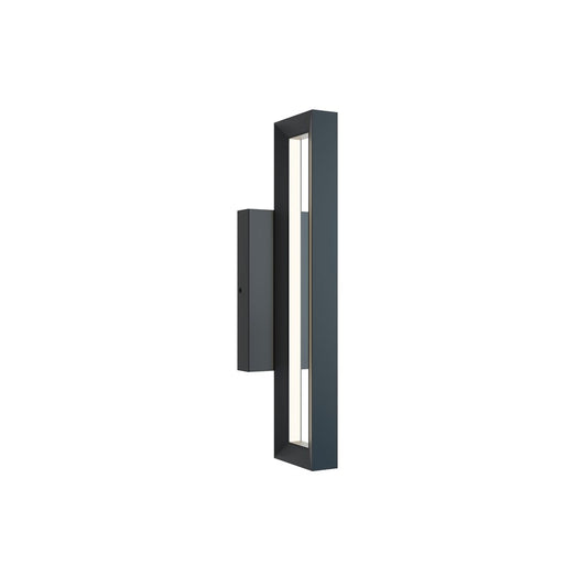 AFX Lighting Liam 2LT 18'' LED Outdoor Sconce, Black/White - LEMW0518LAJUDBK