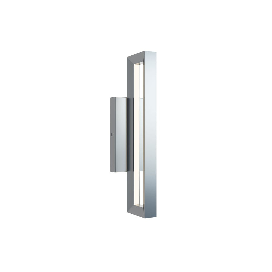 AFX Lighting Liam 2LT 18'' LED Outdoor Sconce, Nickel/White - LEMW0518LAJUDNP