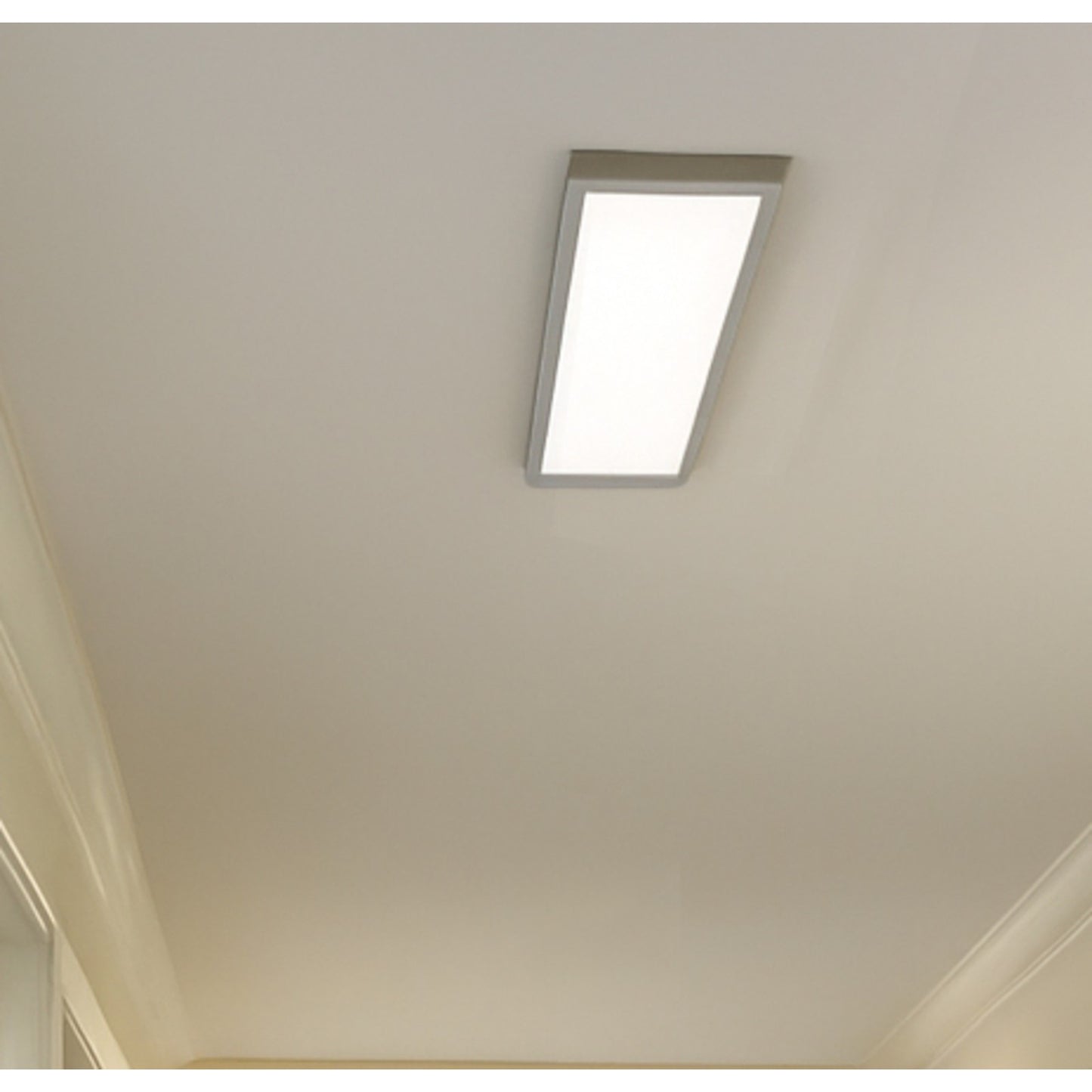 AFX Lighting Lugano 1Lt LED Flush Mount/12"D x 24"W , Nk/Wht