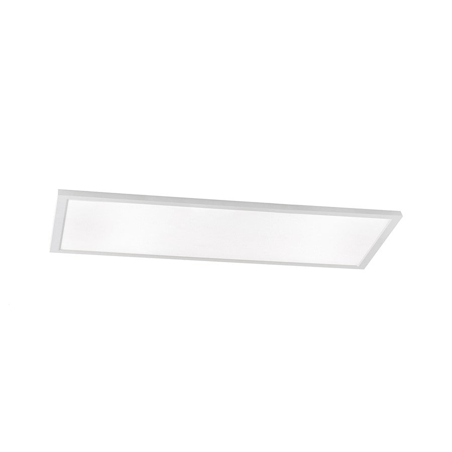 AFX Lighting Lugano 1LT 48"x24" LED Flush Mount, White/Frosted - LGNL4824LAJD4WH