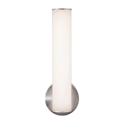 AFX Lighting Leia 1Lt 14" LED Wall Sconce, Nickel/Frosted