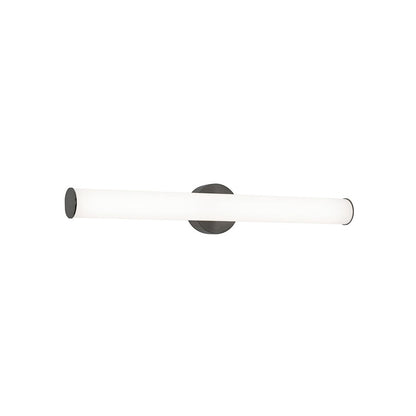 AFX Lighting Leia 1 Light 24" Vanity, Black/Frosted - LIAV2404LAJUDBK