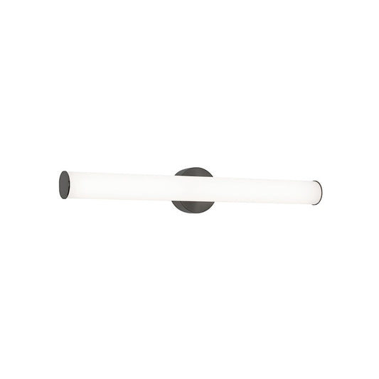 AFX Lighting Leia 1 Light 24" Vanity, Black/Frosted - LIAV2404LAJUDBK