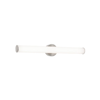 AFX Lighting Leia 1 Light 24" Vanity, Satin Nickel/Frosted - LIAV2404LAJUDSN