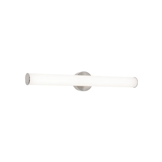 AFX Lighting Leia 1 Light 24" Vanity, Satin Nickel/Frosted - LIAV2404LAJUDSN