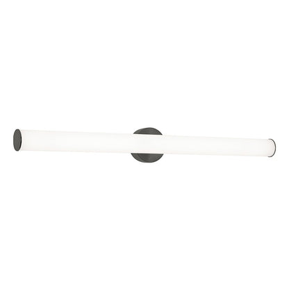 AFX Lighting Leia 1 Light 36" Vanity, Black/Frosted - LIAV3604LAJUDBK