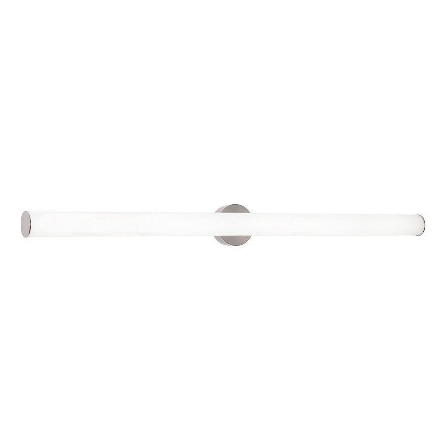 AFX Lighting Leia 1 Light 48" Vanity, Satin Nickel/Frosted - LIAV4804LAJUDSN