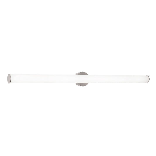 AFX Lighting Leia 1 Light 48" Vanity, Satin Nickel/Frosted - LIAV4804LAJUDSN