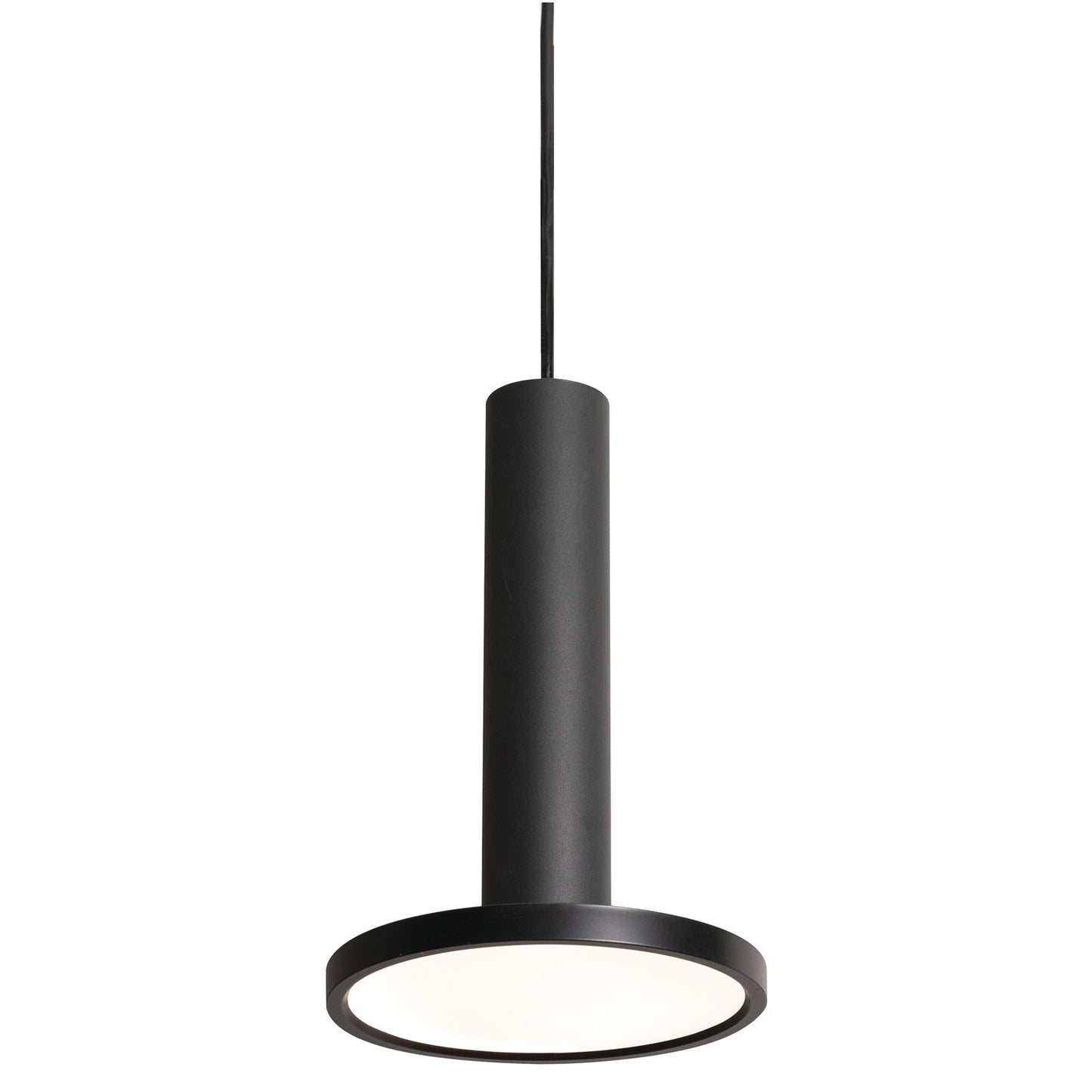 AFX Lighting Luna 1 Light 7.88" Pendant, Black/White
