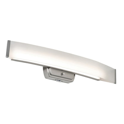 AFX Lighting Layla 1Lt 24" LED Vanity Light, Nickel/Frosted - LYLV2405LAJD1BN