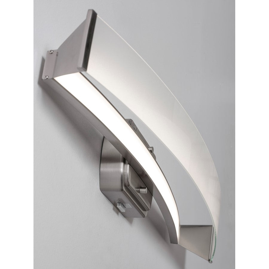 AFX Lighting Layla 1Lt 33" LED Vanity Light, Nickel/Frosted