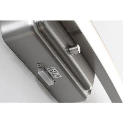 AFX Lighting Layla 1Lt 33" LED Vanity Light, Nickel/Frosted