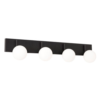 38" LED Bathroom Vanity Light, Black, Black