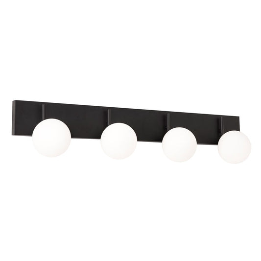 38" LED Bathroom Vanity Light, Black, Black